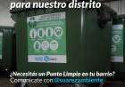 Colocación de nuevos Puntos Limpios para residuos reciclables