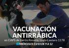 Campaña de vacunación antirrábica en Barrio Rosario