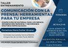 Cambio Rural Cortaderas Turismo Rural y Raíces de Campo organizan un "Taller Entrenamiento sobre herramientas para la comunicación con la prensa"