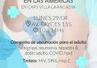 Atención Villa La Arcadia: Jornada de Vacunación en el CAPS