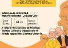 Personas Mayores: Se acerca una importante Charla-Taller para familiares de personas con deterioro cognitivo o demencia