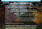 Se modifican presentaciones del 6 de agosto por inclemencias climáticas