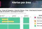 El Servicio Meteorólogico Nacional emitió un alerta amarillo por viento y lluvia para hoy 