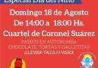 Día de la niñez: Los chicos podrán ser bomberos "por un día"
