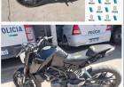 Secuestraron una moto que había sido robada en Buenos Aires