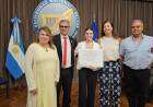 La suarense Florencia Sotelo obtiene el mejor promedio del acto de colación de grados de la UNS 