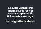 La Junta Comunitaria informa