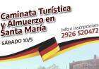 Caminata Turística y Almuerzo en Pueblo Santa María