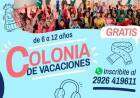 Llegan las vacaciones de invierno y VUELVE la colonia de vacaciones municipal 
