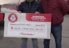 Bomberos entregó el premio mayor de su bono contribución