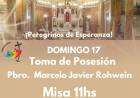 El domingo 17 de agosto, el Padre Javier Rohwein será nombrado oficialmente párroco de nuestras comunidades
