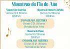  La Escuela Municipal de Música presenta su Agenda de Actividades de Fin de Año
