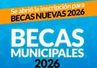 Inscripción abierta a Becas Municipales 2026