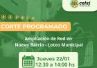 CORTE PROGRAMADO - CELSJ