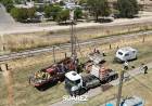 Comenzó la obra del nuevo pozo de agua sobre avenida Casey