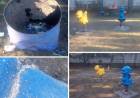 Vandalismo y daños en la plaza Juan Carlos Roth de Santa María