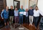 El intendente Ricardo Moccero distinguió al nadador suarense de aguas frías Mariano “Lalo” Le Lan