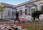 Comenzó la remodelación del ingreso por Rivas del Hospital Municipal “Doctor Raúl Caccavo”
